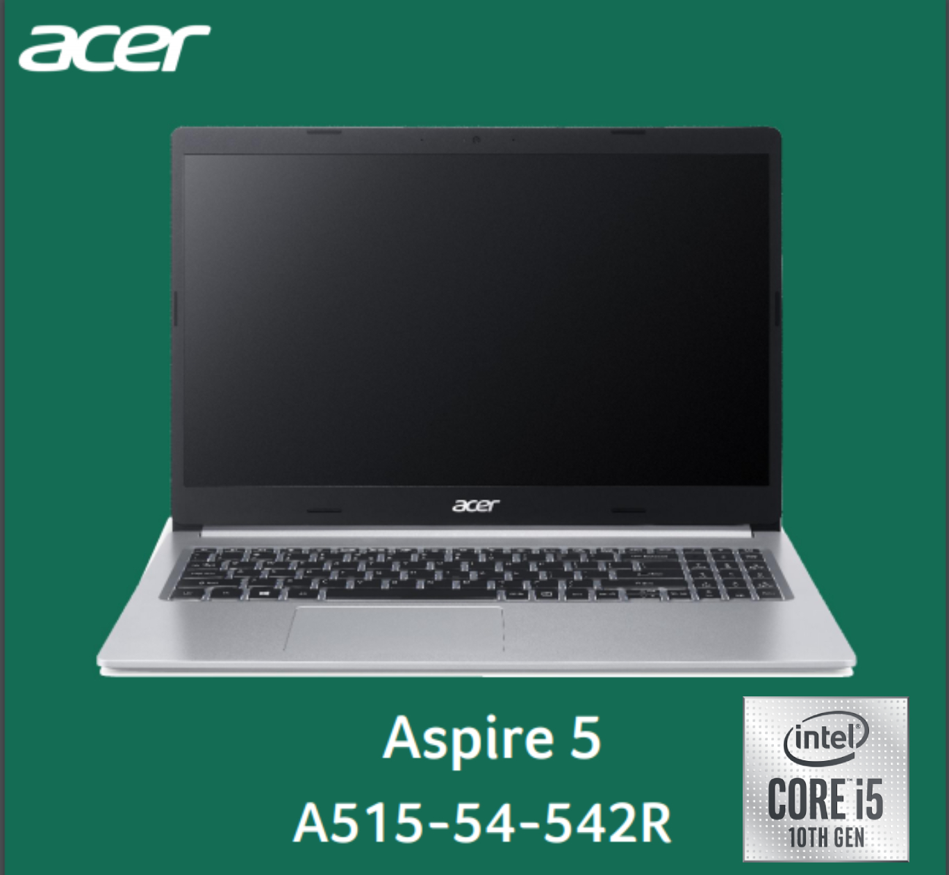 Notebook Acer Aspire 5 A515-54-542R Intel Core I5-10210U 10° Geração 8GB 1TB HD 128GB SSD 15,6 Windows 10-NX.HQMAL.004 